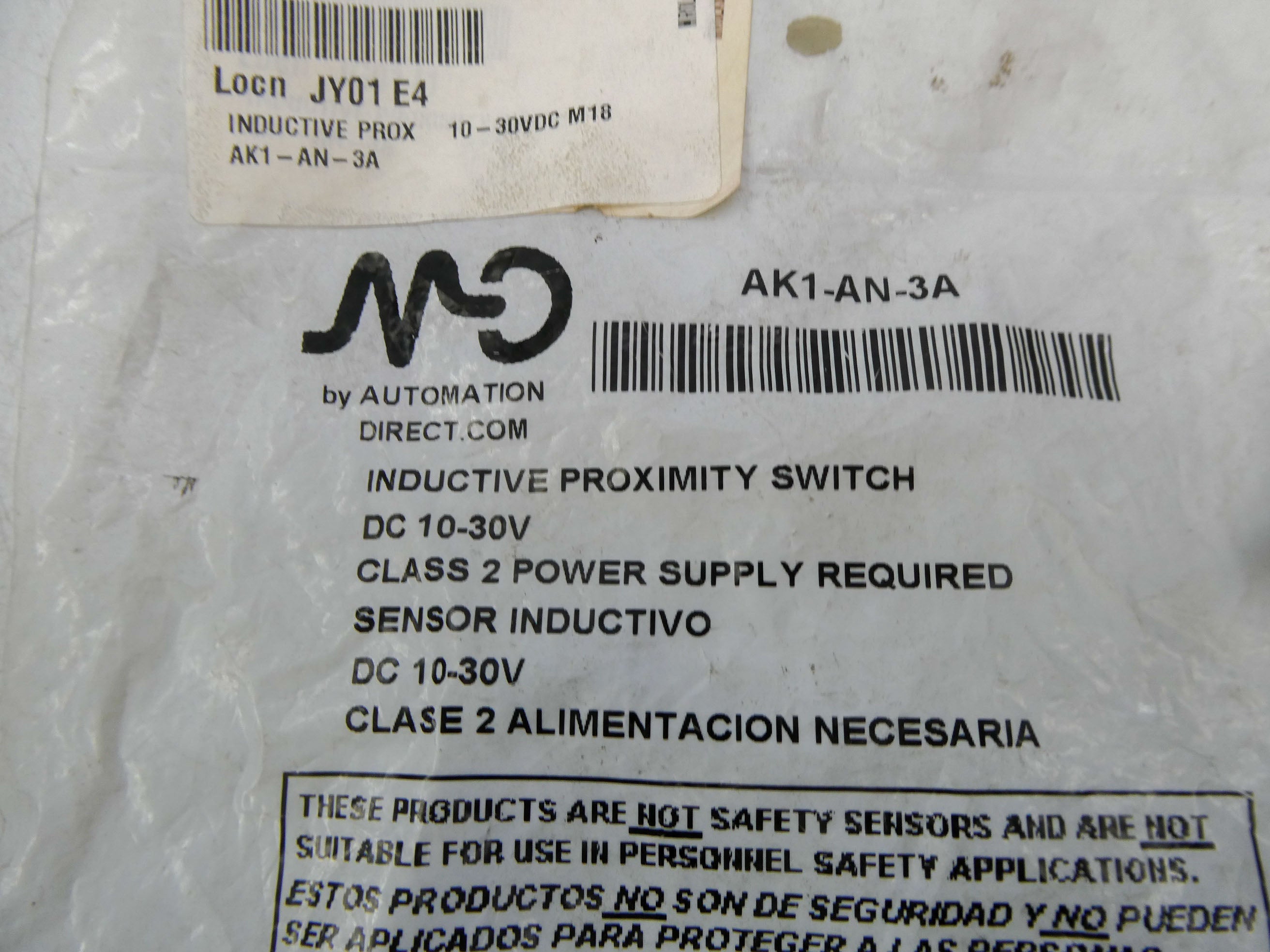 MICRO DETECTORS AK1-AN-3A 10-30VDC NSMP