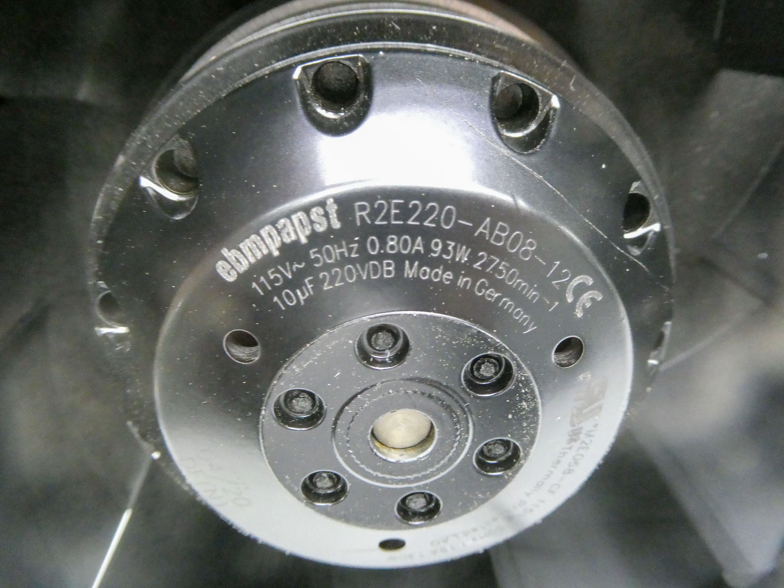 EBMPAPST R2E220-AB08-12 115V 0.80A NSNP