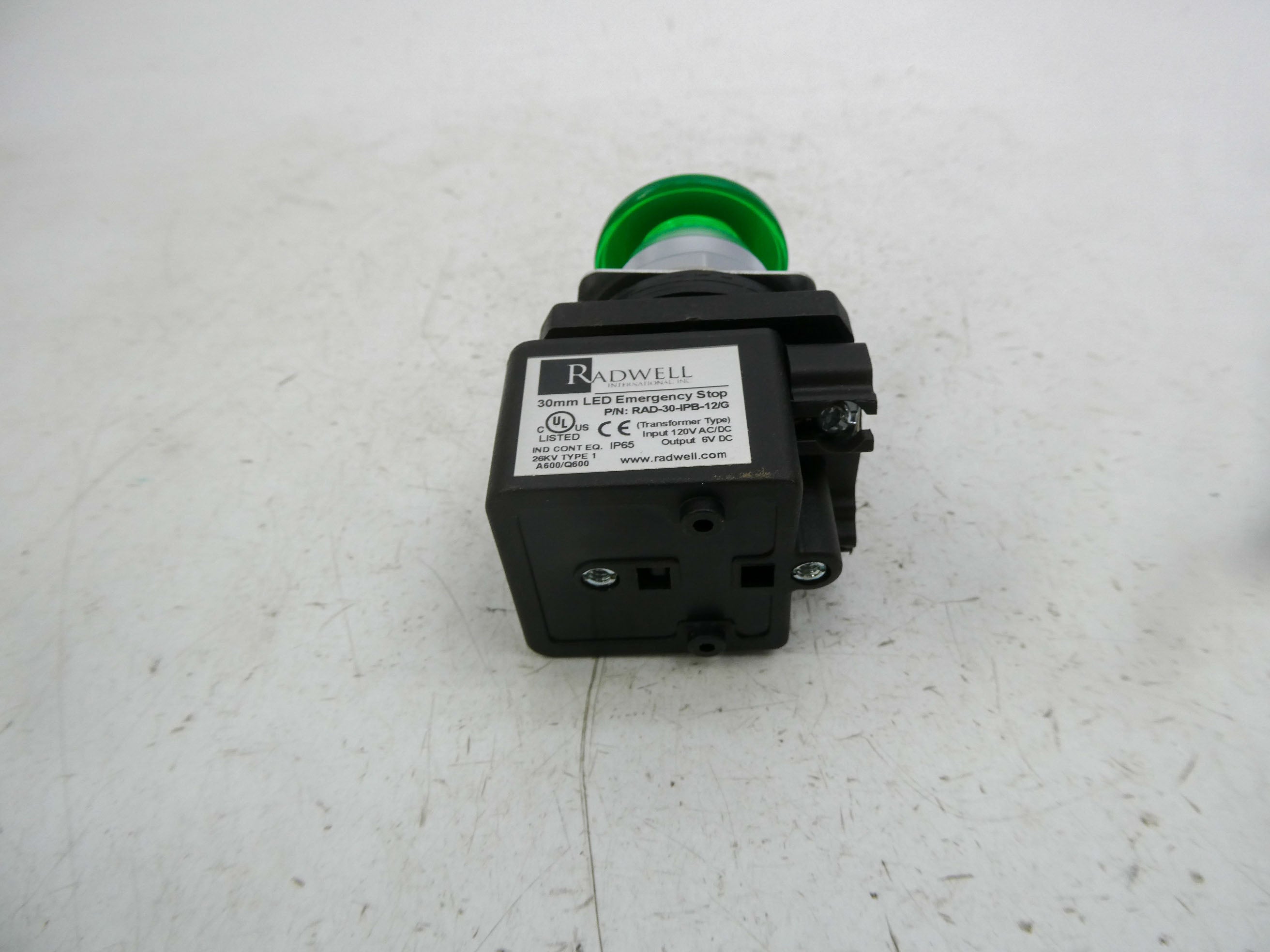 RADWELL RAD-30-IPB-12/G 120VAC/DC NSMP