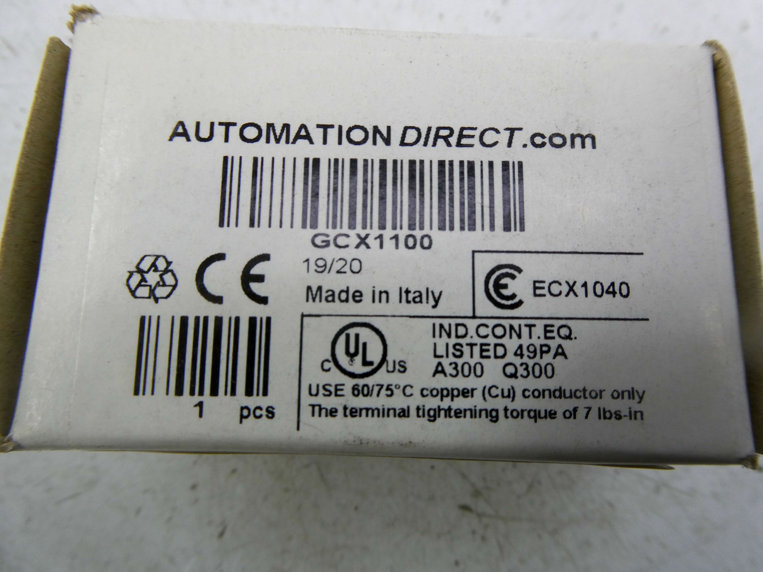 AUTOMATION DIRECT GCX1100 (AS PICTURED) NSMP