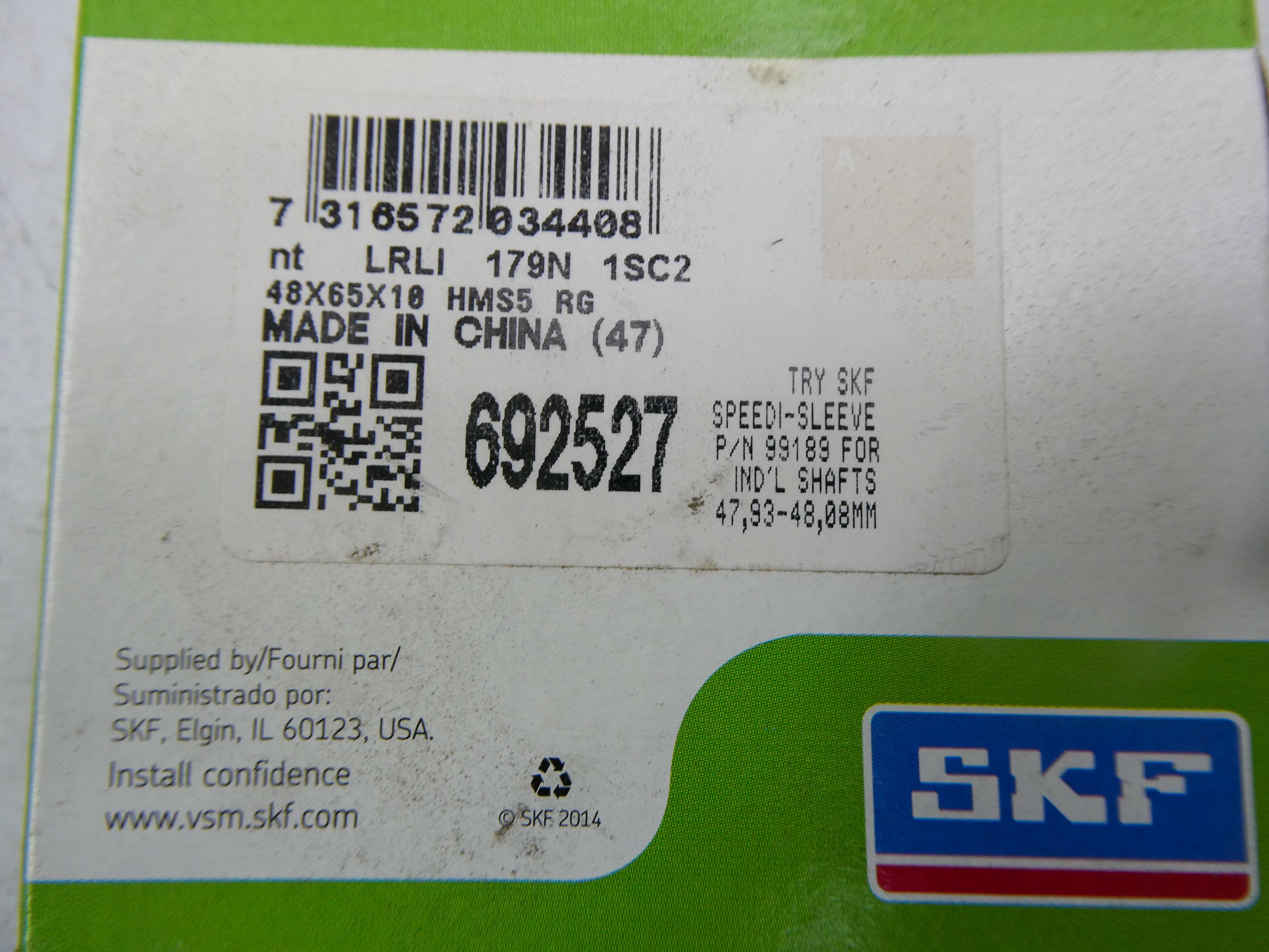 SKF 692527 NSMP