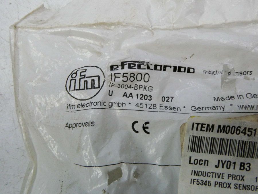 IFM EFECTOR IF5800 IF-3004-BPKG NSMP