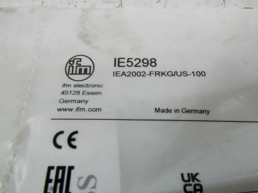 IFM EFECTOR IE5298 IEA2002-FRKG/US-100 5-30VDC NSMP