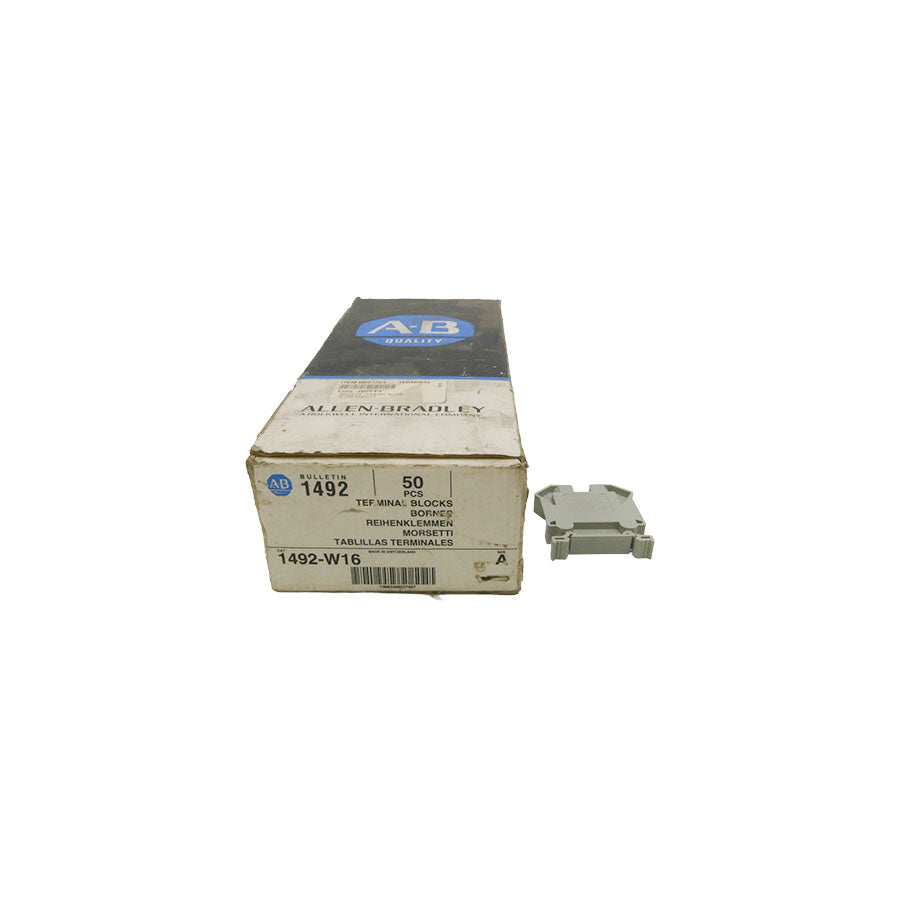 INDUSTRIAL SPARE PART 1492-W16 SER. A 600V (PKG OF 50) (BK/BL) NSMP