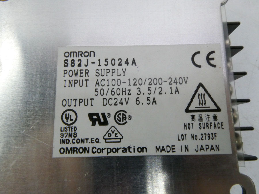 OMRON S82J-15024A 100-120/200-240VAC 3.5/2.1A NSNP