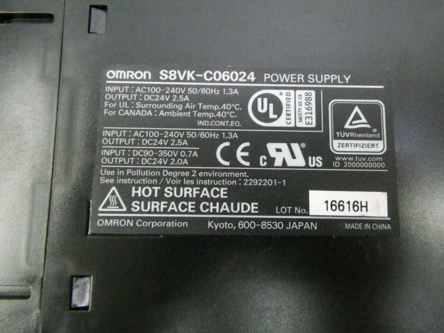 OMRON S8VK-C06024 100-240VAC 1.3A NSNP