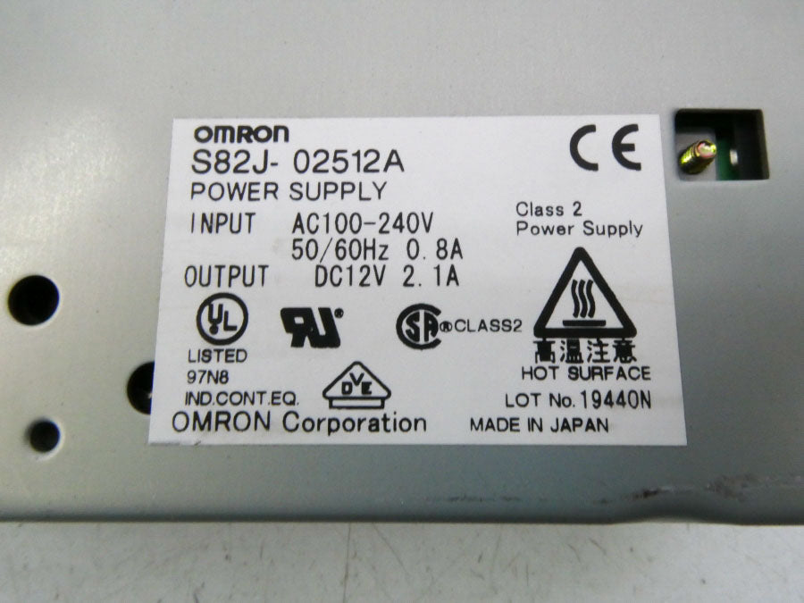 OMRON S82J-02512A 100-240VAC 0.8A UNMP