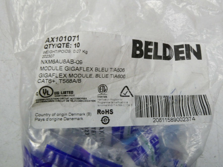 BELDEN AX101071 (PKG OF 10) NSMP