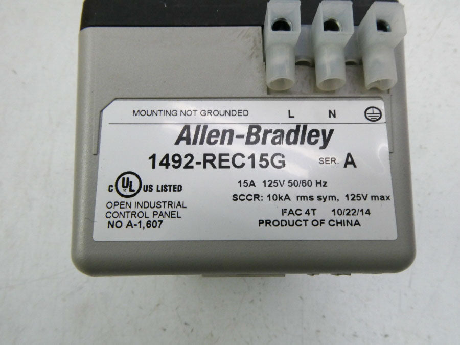 INDUSTRIAL SPARE PART 1492-REC15G SER. A 125V 15A NSNP