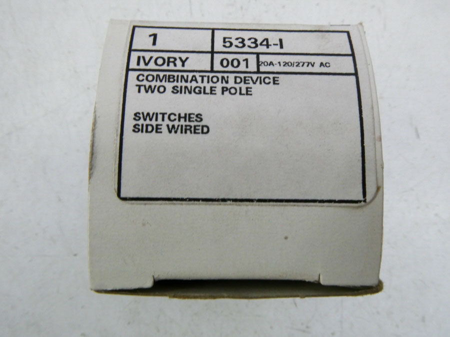 LEVITON 5334-I 120/277VAC 20A NSMP