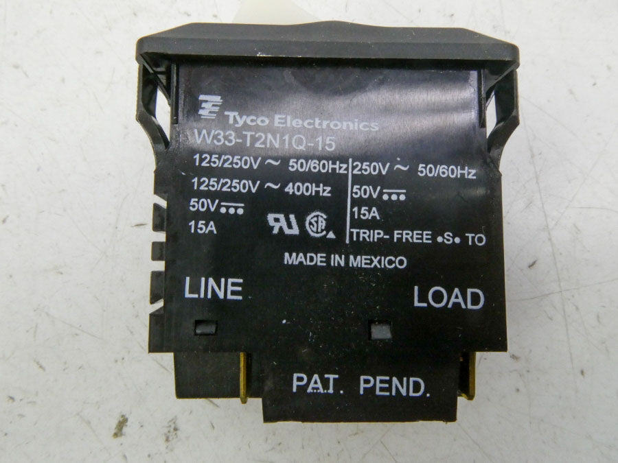 TYCO ELECTRONICS W33-T2N1Q-15 125/250V 15A NSNP