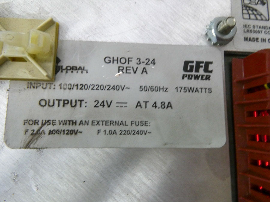 GFC POWER GHOF3-24 240V 4.8A REV. A UNMP