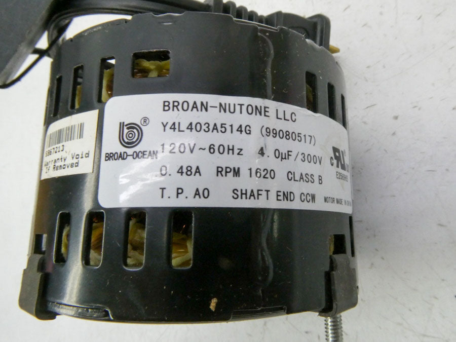 BROAN-NUTONE Y4L403A514G 120V 0.48A NSNP