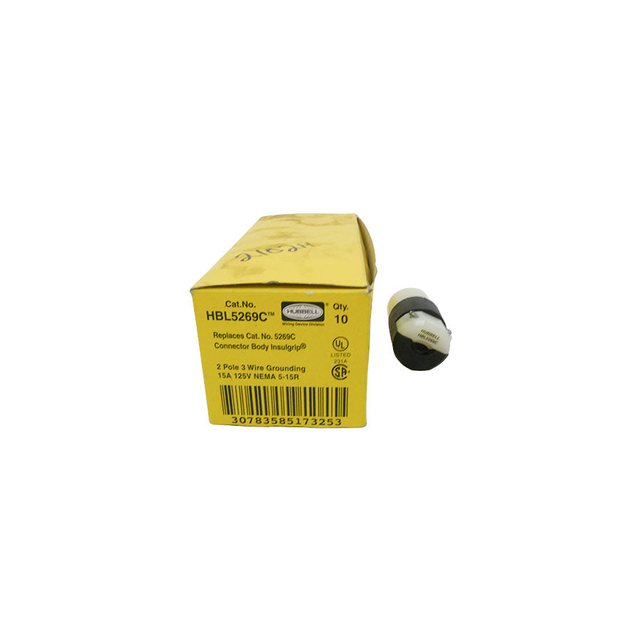 HUBBELL HBL5269C 125V 15A (PKG OF 10) NSMP