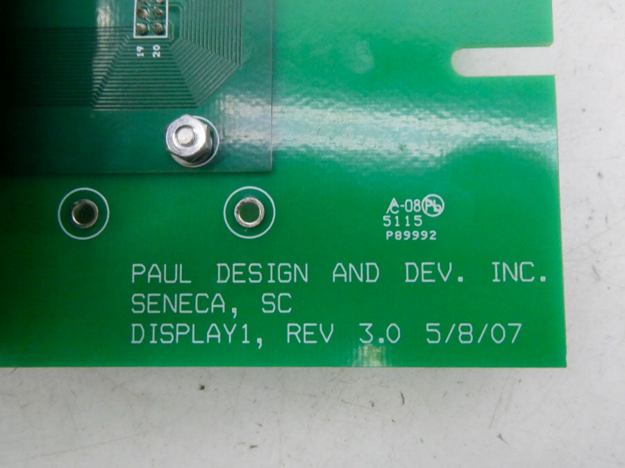 PAUL DESIGN AND DEV. DISP05A REV. 2.1 NSNP