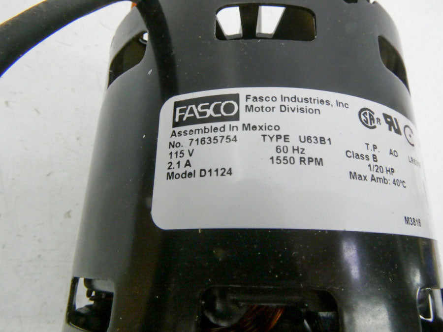 FASCO D1124 115V 2.1A NSMP