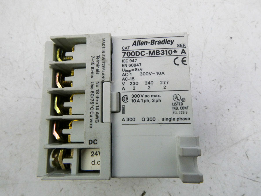 INDUSTRIAL SPARE PART 700DC-MB31024 SER. A 24VDC 10A NSNP