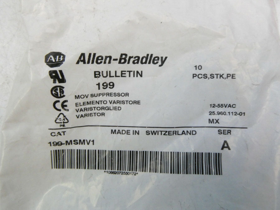 INDUSTRIAL SPARE PART 199-MSMV1 SER. A 12-55VAC (PKG OF 10) NSMP
