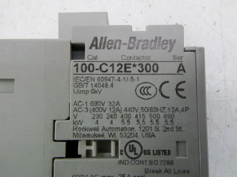 INDUSTRIAL SPARE PART 100-C12EJ300 SER. A 24VDC (WH) NSMP