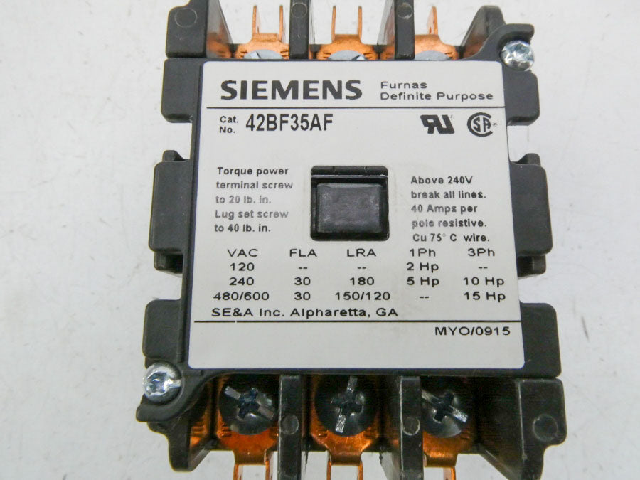 SIEMENS 42BF35AF 110/120V 30A NSMP