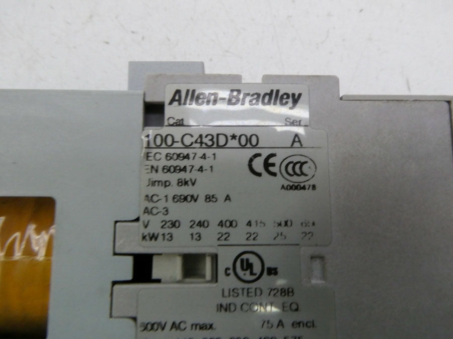 INDUSTRIAL SPARE PART 100-C43DJ00 SER. A 24VDC NSNP