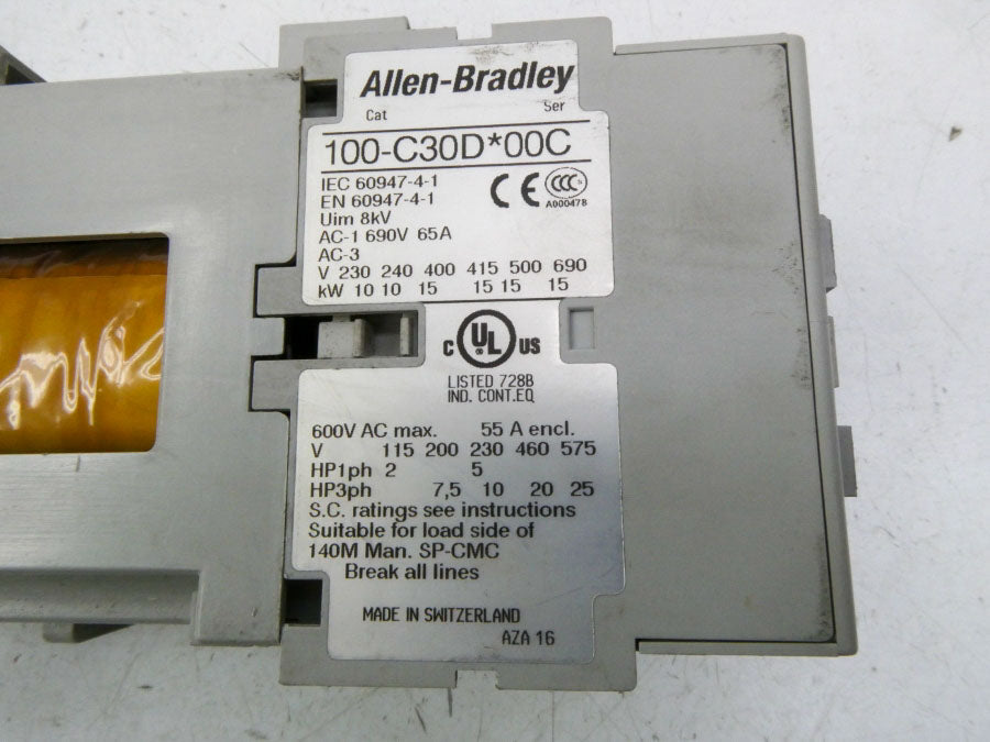 INDUSTRIAL SPARE PART 100-C30DJ00 SER. C 24VDC UNMP