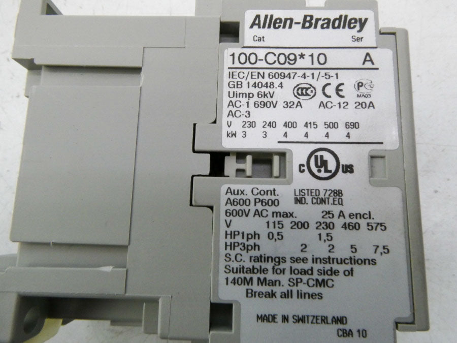 INDUSTRIAL SPARE PART 100-C09KL10 SER. A 200-230V (BR/WH) NSMP