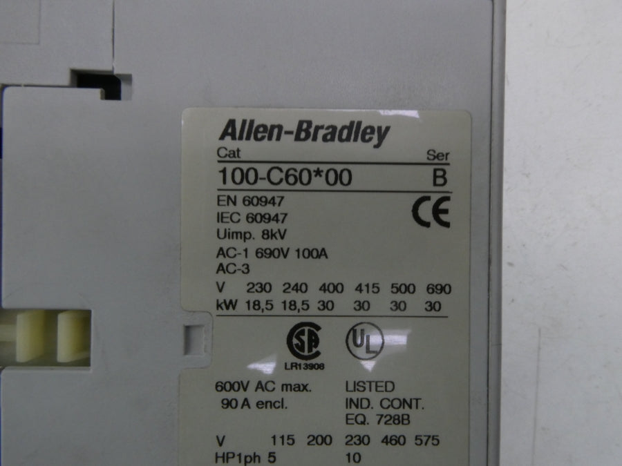 INDUSTRIAL SPARE PART 100-C60D00 SER. B 110/120V UNMP