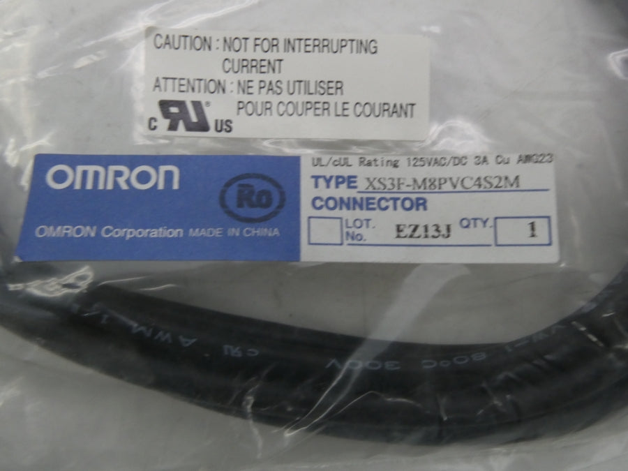 OMRON XS3F-M8PVC4S2M 125VAC/DC 3A NSMP