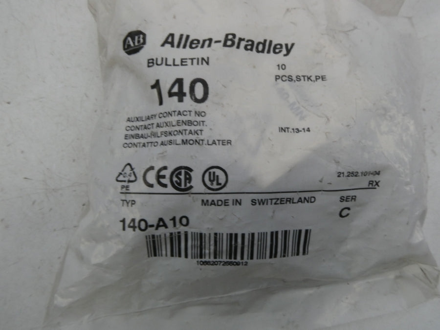 INDUSTRIAL SPARE PART 140-A10 SER. C (PKG OF 10) NSMP