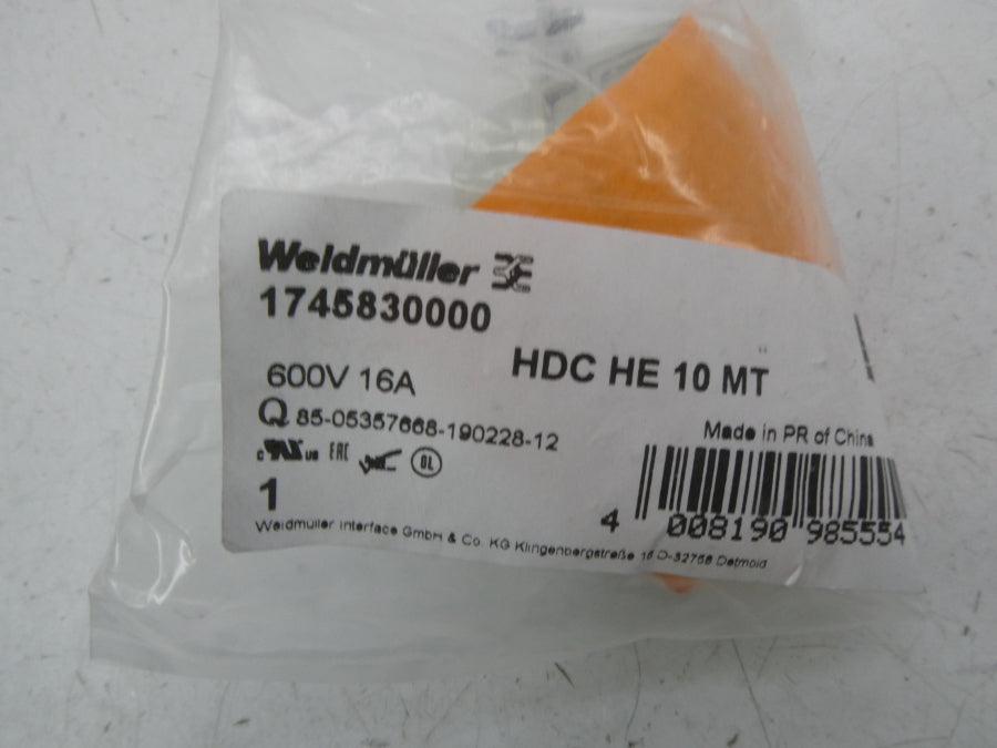 WEIDMULLER 1745830000 600V 16A NSMP