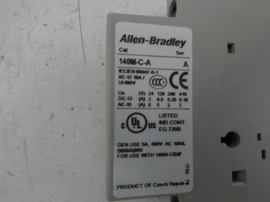 INDUSTRIAL SPARE PART 140M-C-ASAR01M10 SER. A 600VAC 5A NSNP
