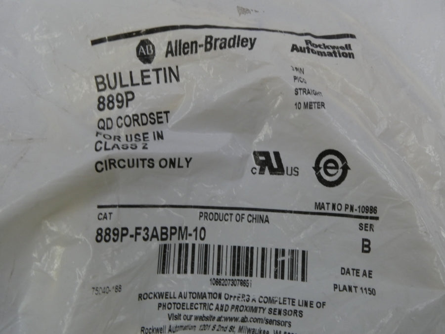 INDUSTRIAL SPARE PART 889P-F3ABPM-10 SER. B NSMP