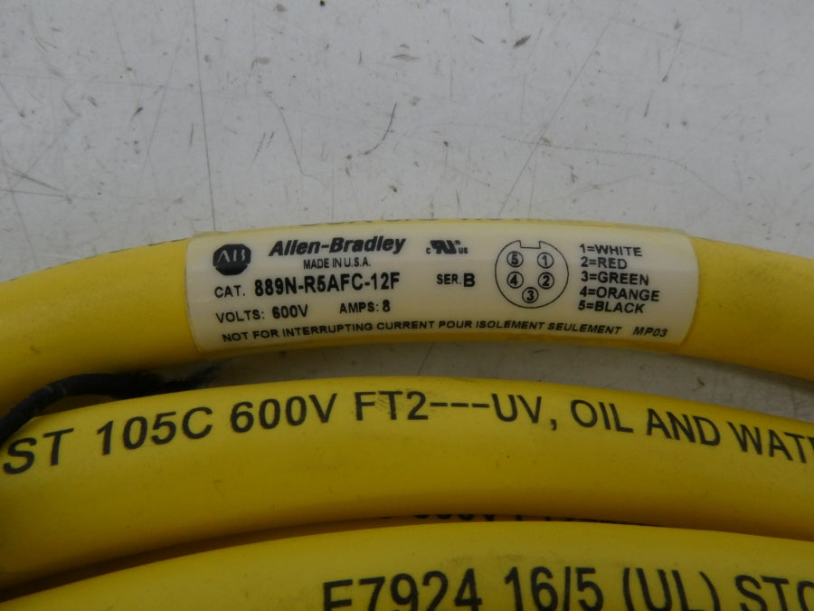INDUSTRIAL SPARE PART 889N-R5AFC-12F SER. B 600V 8A UNMP