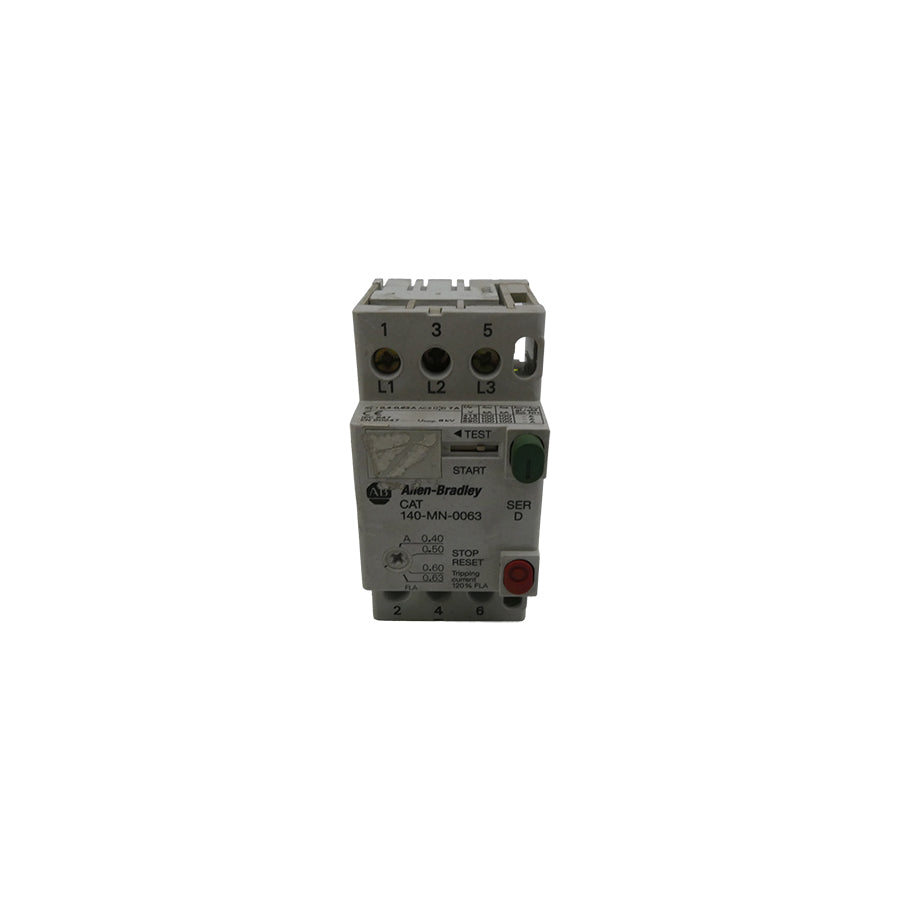 INDUSTRIAL SPARE PART 140-MN-0063 SER. D 0.40-0.63A UNMP
