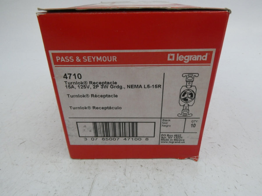 PASS & SEYMOUR 4710 125V 15A (PKG OF 5) NSMP