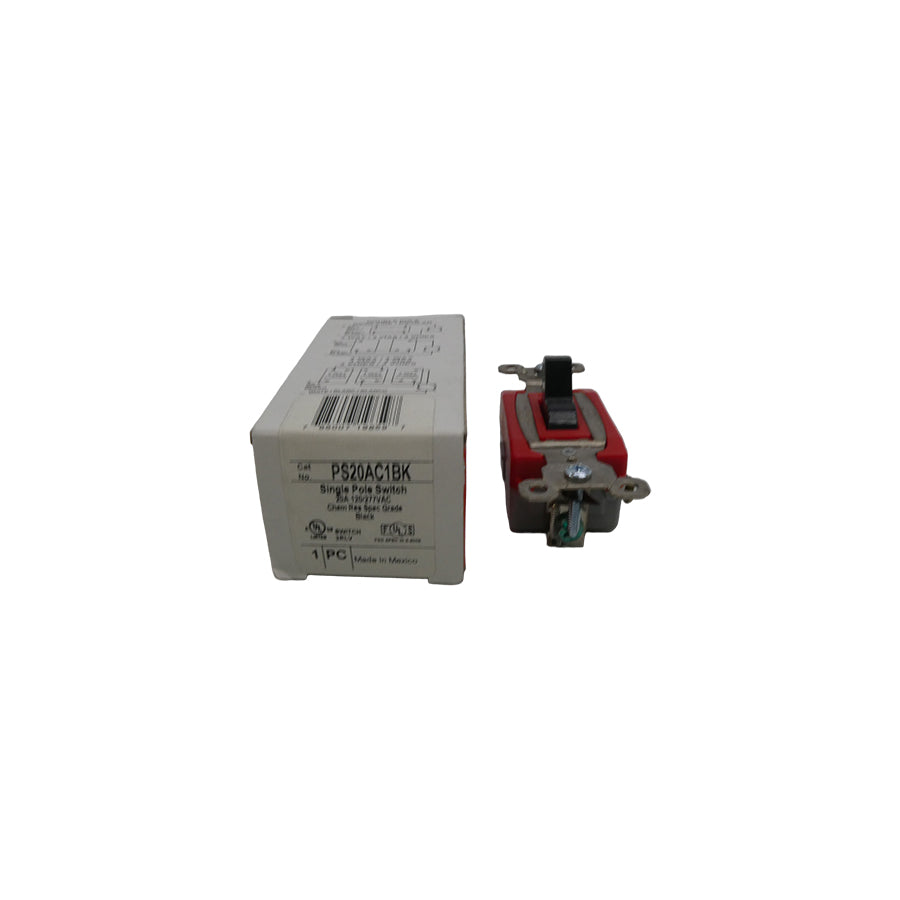 PASS & SEYMOUR PS20AC1BK 120/277VAC 20A NSMP