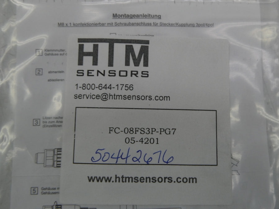 HTM SENSORS FC-08FS3P-PG7 NSMP