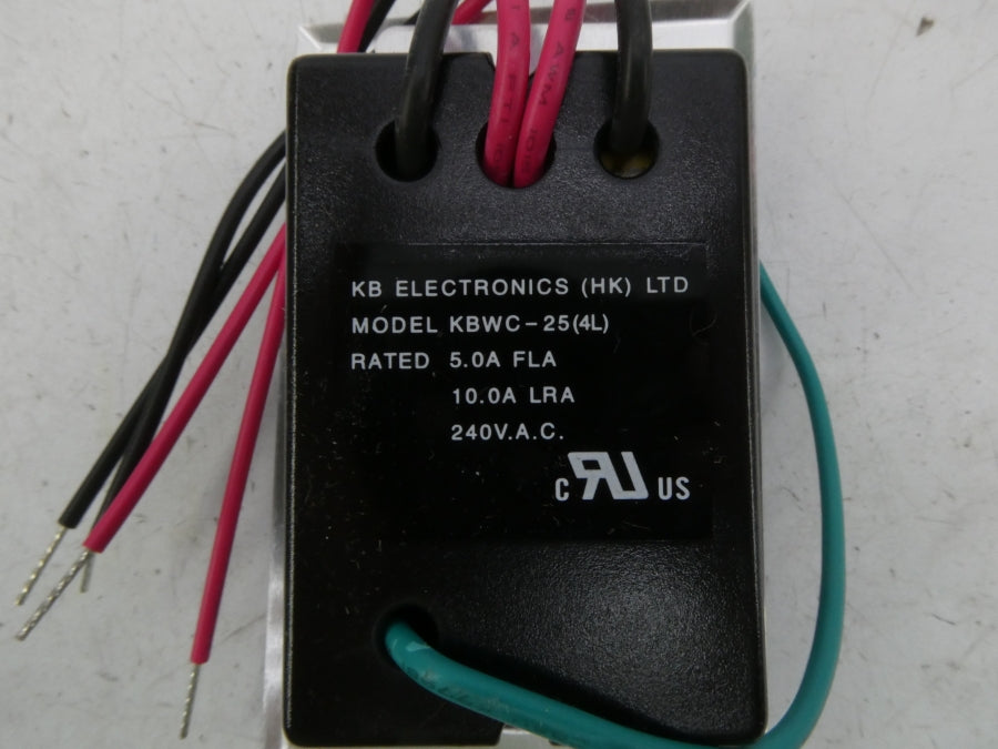 KB ELECTRONICS KBWC-25(4L) 250VAC 5.0A NSNP