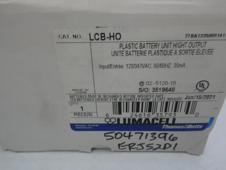 THOMAS & BETTS LCB-HO 120/347VAC NSMP