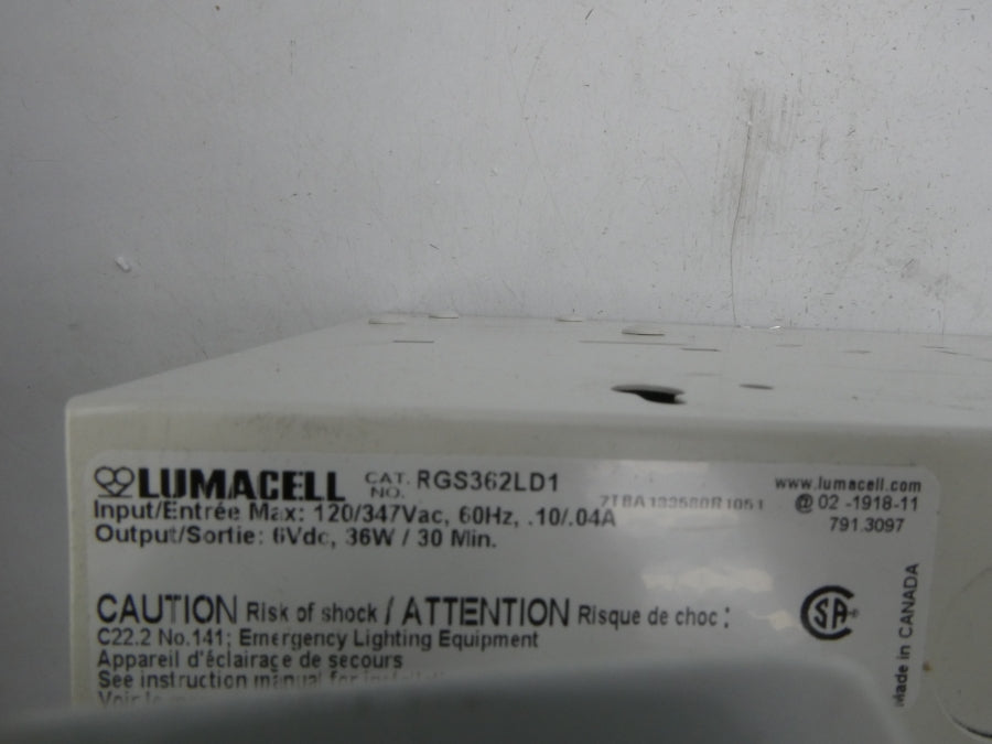THOMAS & BETTS RGS362LD1 120/347VAC .10/.04A NSMP
