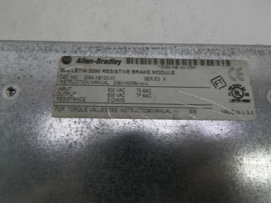 INDUSTRIAL SPARE PART 2090-XB120-03 SER. A 600VAC UNMP