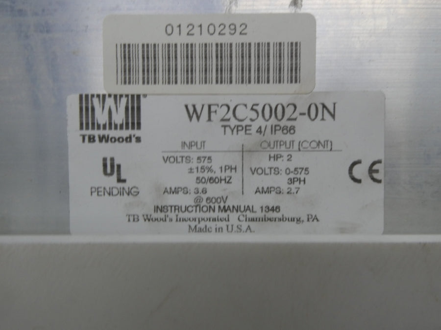 TB WOODS WF2C50020N 575V 3.6A NSMP