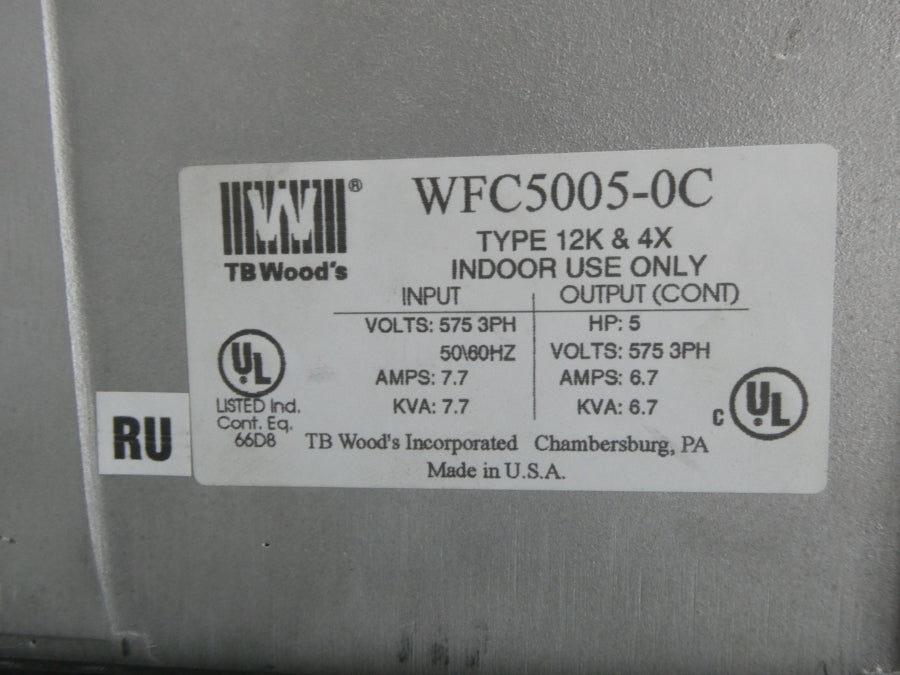 TB WOODS RUWFC50050C 575V 7.7A NSMP
