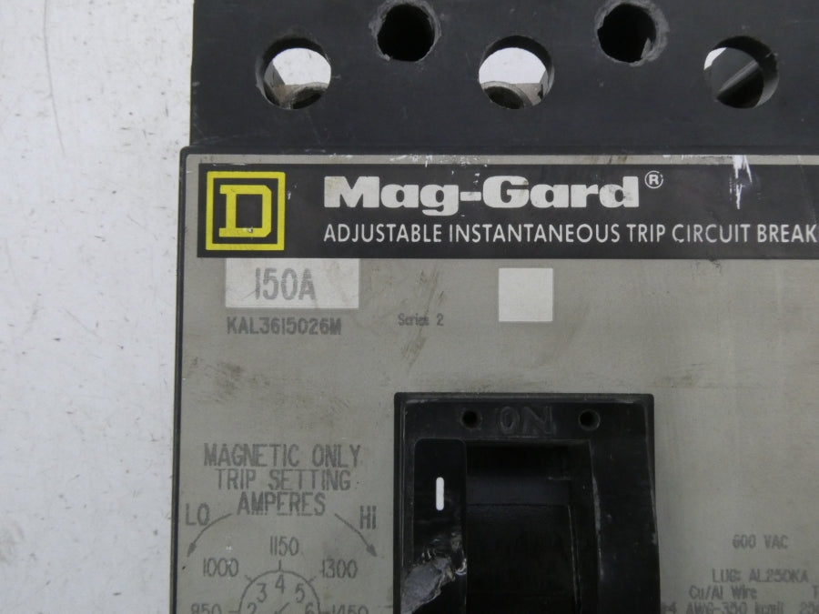 SQUARE D KAL3615026M SER. 2 600VAC 150A UNMP