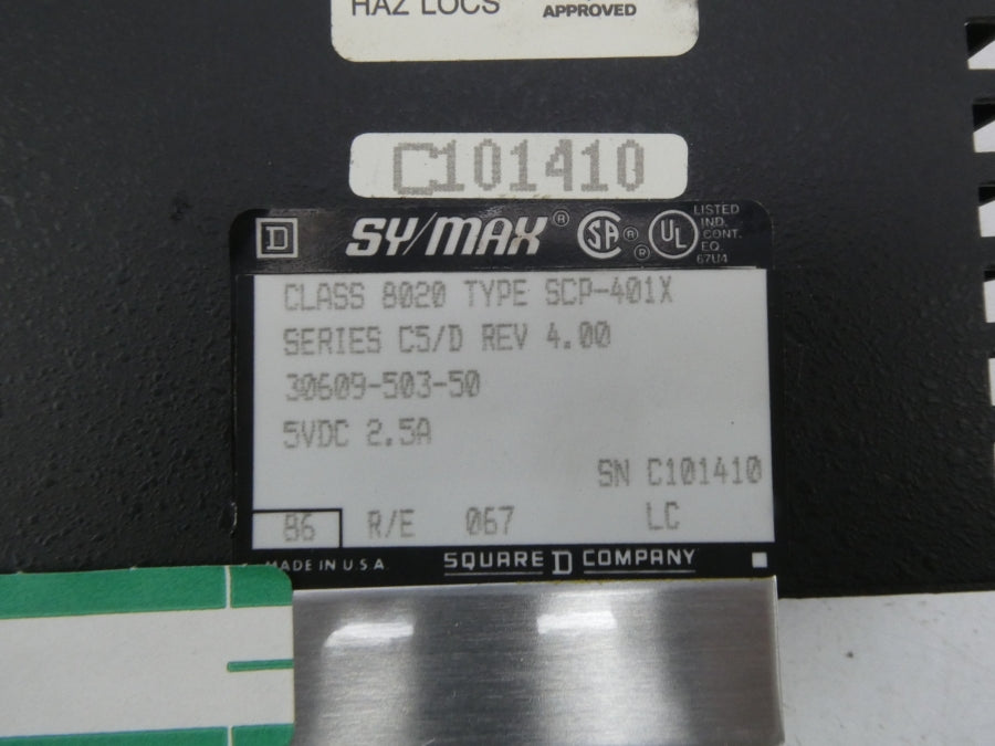 SQUARE D 8020SCP-401X SER. C5/D 5VDC 2.5A REV. 4.00 UNMP