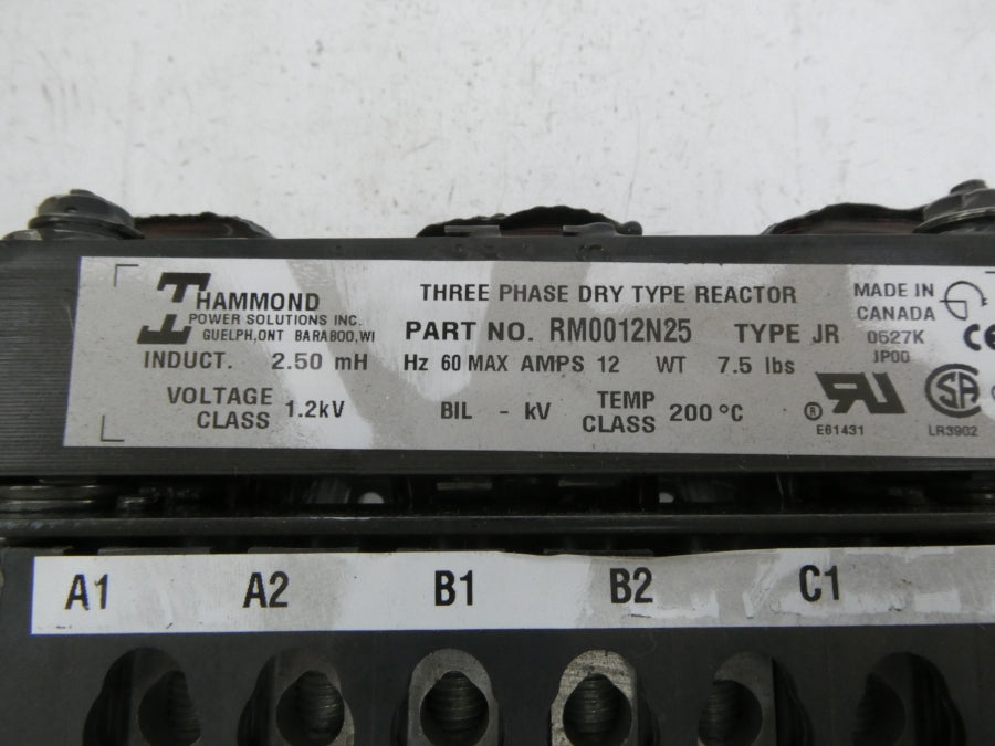 HAMMOND MANUFACTURING RM0012N25 12A NSNP