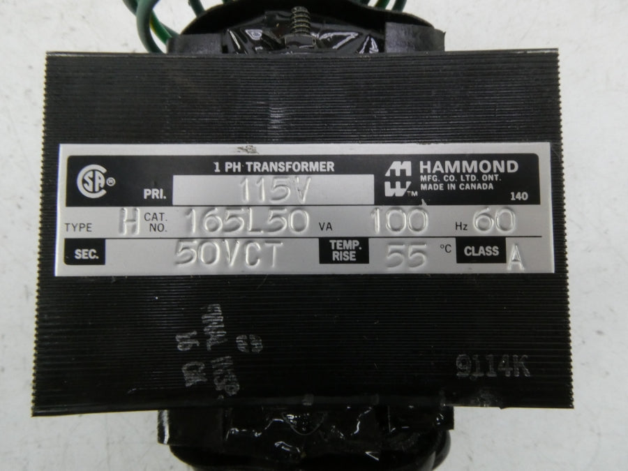 HAMMOND MANUFACTURING 165L50 115V NSNP