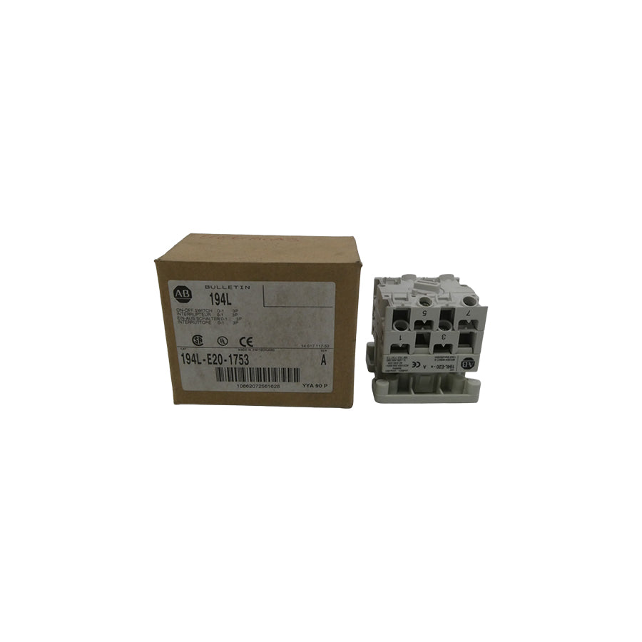 INDUSTRIAL SPARE PART 194L-E20-1753 SER. A (BR/WH) NSMP