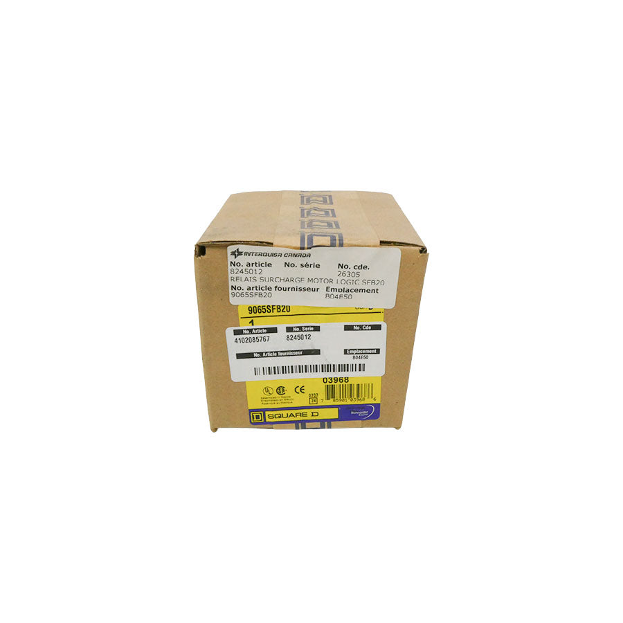SQUARE D 9065SFB20 SER. D NSFS